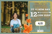 Tử vi hàng ngày hôm nay của 12 con giáp 4/2/2023: Mão tài lộc dồi dào, Ngọ tình duyên không được tốt