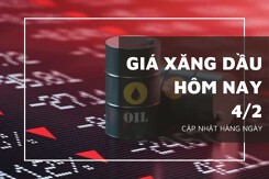 Giá xăng dầu hôm nay 4/2: Tiếp đà trượt dốc trên 1%