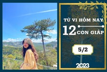 Tử vi hàng ngày hôm nay của 12 con giáp 5/2/2023: Thìn tài lộc nở rộ, Mùi tình duyên không có biến động