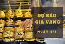Dự báo giá vàng 8/2: Tiếp tục ít biến động vào đầu phiên?