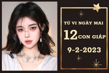 Tử vi ngày mai của 12 con giáp 9/2/2023: Hợi tài lộc giảm nhẹ, Ngọ tình cảm đủ lớn