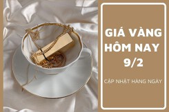 Giá vàng hôm nay 9/2: Ghi nhận giảm không quá 150.000 đồng/lượng