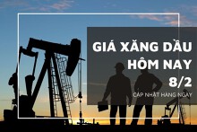 Giá xăng dầu hôm nay 8/2: Tiếp đà phục hồi, giá dầu tăng trên 1%