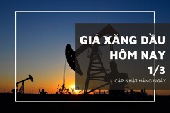Giá xăng dầu hôm nay 1/3: Trở lại đà tăng, dao động quanh mức 66.000 JPY/thùng