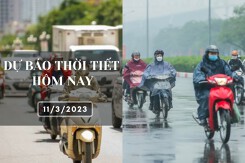 Dự báo thời tiết hôm nay 11/3/2023: Hà Nội mưa rét, Đà Nẵng đêm mưa, TP HCM ít mây, trời nắng