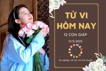 Tử vi hàng ngày hôm nay của 12 con giáp 11/3/2023: Thìn tài lộc khá tốt, Sửu tình duyên khởi sắc