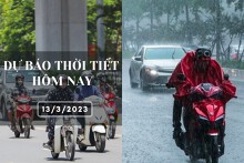 Dự báo thời tiết hôm nay 13/3/2023: Hà Nội trời chuyển rét, Đà Nẵng cục bộ có mưa vừa, TP HCM có nắng từ sớm