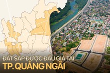 [Infographic] Loạt dự án gần 70 ha sắp đấu giá tại TP Quảng Ngãi
