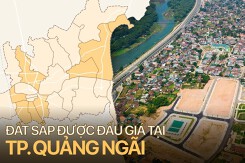 [Infographic] Loạt dự án gần 70 ha sắp đấu giá tại TP Quảng Ngãi