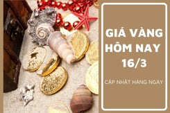 Giá vàng hôm nay 16/3: Tăng từ 50.000 đồng/lượng đến 100.000 đồng/lượng