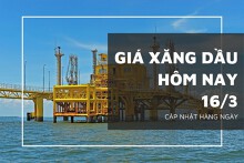 Giá xăng dầu hôm nay 16/3: Rơi tự do gần 7%