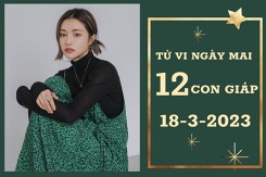 Tử vi ngày mai của 12 con giáp 18/3/2023: Thân tài lộc cải thiện, Tý sự nghiệp thăng tiến