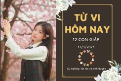 Tử vi hàng ngày hôm nay của 12 con giáp 17/3/2023: Thân tài chính hao hụt, Hợi đào hoa