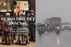 Dự báo thời tiết hôm nay 20/3/2023: Hà Nội đêm trời lạnh, Đà Nẵng có sương mù vài nơi, TP HCM nắng nóng lên tới 36 độ