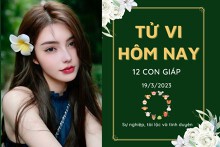 Tử vi hàng ngày hôm nay của 12 con giáp 19/3/2023: Dần tài lộc thất thoát, Sửu công việc khá tốt