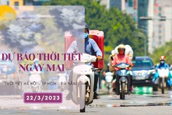 Dự báo thời tiết ngày mai 22/3/2023: Hà Nội tăng nhiệt, Đà Nẵng nhiều nắng, TP HCM nắng nóng, cao nhất 35 độ