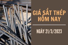 Giá sắt thép xây dựng hôm nay 21/3: Giảm phiên thứ ba liên tiếp