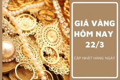Giá vàng hôm nay 22/3: Tiếp tục giảm từ 100.000 đồng/lượng đến 400.000 đồng/lượng