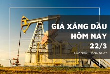 Giá xăng dầu hôm nay 22/3: Tiếp đà đi lên gần 4%