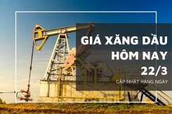 Giá xăng dầu hôm nay 22/3: Tiếp đà đi lên gần 4%