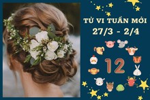 Tử vi tuần mới của 12 con giáp từ 27/3 đến 2/4: Sửu tài lộc sụt giảm, Dậu tình yêu rực rỡ