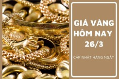 Giá vàng hôm nay 26/3: Vàng SJC giao dịch quanh ngưỡng 67,3 triệu đồng/lượng