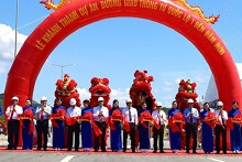Khánh Hòa khánh thành tuyến đường giao thông từ quốc lộ 1 đến Đầm Môn