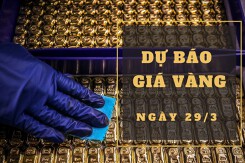 Dự báo giá vàng 29/3: Có thể giảm nhẹ vào đầu phiên?