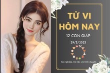 Tử vi hàng ngày hôm nay của 12 con giáp 29/3/2023: Thìn tài lộc sa sút, Mão công việc dễ dàng