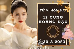 Tử vi hôm nay của 12 cung hoàng đạo ngày 30/3/2023: Sư Tử tình cảm chững lại, Song Ngư tài lộc thất thoát