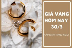 Giá vàng hôm nay 30/3: Tăng giảm không đồng nhất từ 50.000 đồng/lượng đến 200.000 đồng/lượng