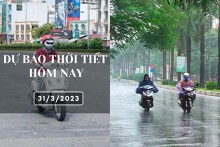 Dự báo thời tiết hôm nay 31/3/2023: Hà Nội mưa rét, Đà Nẵng sáng sớm có sương mù, TP HCM nắng nhiều
