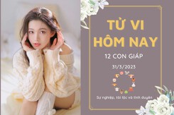 Tử vi hàng ngày hôm nay của 12 con giáp 31/3/2023: Ngọ tình cảm êm đẹp, Sửu tài lộc dồi dào
