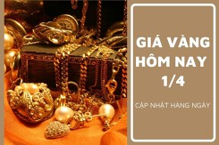 Giá vàng hôm nay 1/4: Giảm 50.000 đồng/lượng phiên giao dịch cuối tuần