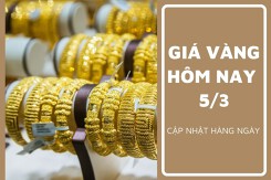 Giá vàng hôm nay 5/3: Vàng SJC tiến sát ngưỡng 67 triệu đồng/lượng