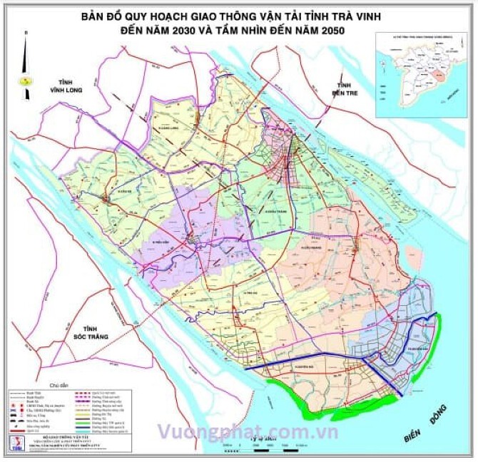 Quy hoạch giao thông tỉnh Trà Vinh mới nhất