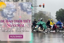 Dự báo thời tiết ngày mai 9/3/2023: Hà Nội tăng nhiệt, Đà Nẵng mưa lạnh, TP HCM nắng nóng lên tới 35 độ