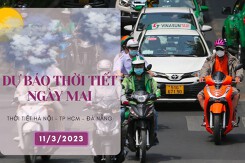 Dự báo thời tiết ngày mai 11/3/2023: Hà Nội trời lạnh, Đà Nẵng nắng nhẹ, TP HCM có nắng nóng về trưa chiều