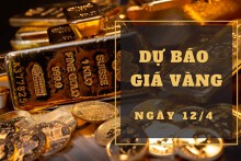 Dự báo giá vàng 12/4: Có thể tăng trở lại theo đà thế giới?