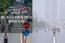 Dự báo thời tiết hôm nay 12/4/2023: Hà Nội vẫn mưa nhỏ và sương mù, Đà Nẵng ngày nắng, TP HCM nắng nóng kéo dài