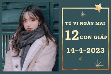 Tử vi ngày mai của 12 con giáp 14/4/2023: Mão tài lộc giảm dần, Dậu tình cảm thắm thiết