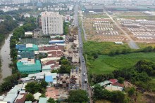 Hình ảnh tái xây cầu Nam Lý sau 4 năm dừng thi công ở TP Thủ Đức