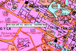 Bản đồ quy hoạch sử dụng đất phường Phan Thiết, TP Tuyên Quang, tỉnh Tuyên Quang giai đoạn 2021 - 2030