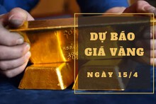 Dự báo giá vàng 15/4: Có thể giảm vào phiên cuối tuần?