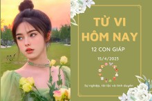 Tử vi hàng ngày hôm nay của 12 con giáp 15/4/2023: Thân công việc gặp rắc rối, Hợi tình duyên vượng sắc
