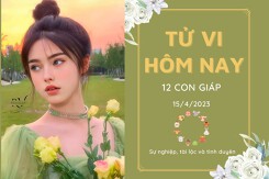 Tử vi hàng ngày hôm nay của 12 con giáp 15/4/2023: Thân công việc gặp rắc rối, Hợi tình duyên vượng sắc