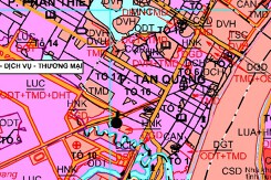Bản đồ quy hoạch sử dụng đất phường Tân Quang, TP Tuyên Quang, tỉnh Tuyên Quang giai đoạn 2021 - 2030
