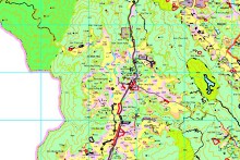 Bản đồ quy hoạch giao thông xã Hòa Phú, huyện Chiêm Hóa, tỉnh Tuyên Quang đến năm 2030