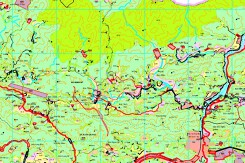 Bản đồ quy hoạch giao thông xã Hùng Mỹ, huyện Chiêm Hóa, tỉnh Tuyên Quang đến năm 2030
