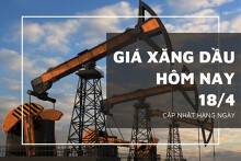 Giá xăng dầu hôm nay 18/4: Nhích nhẹ, dao động quanh mức 70.410 JPY/thùng